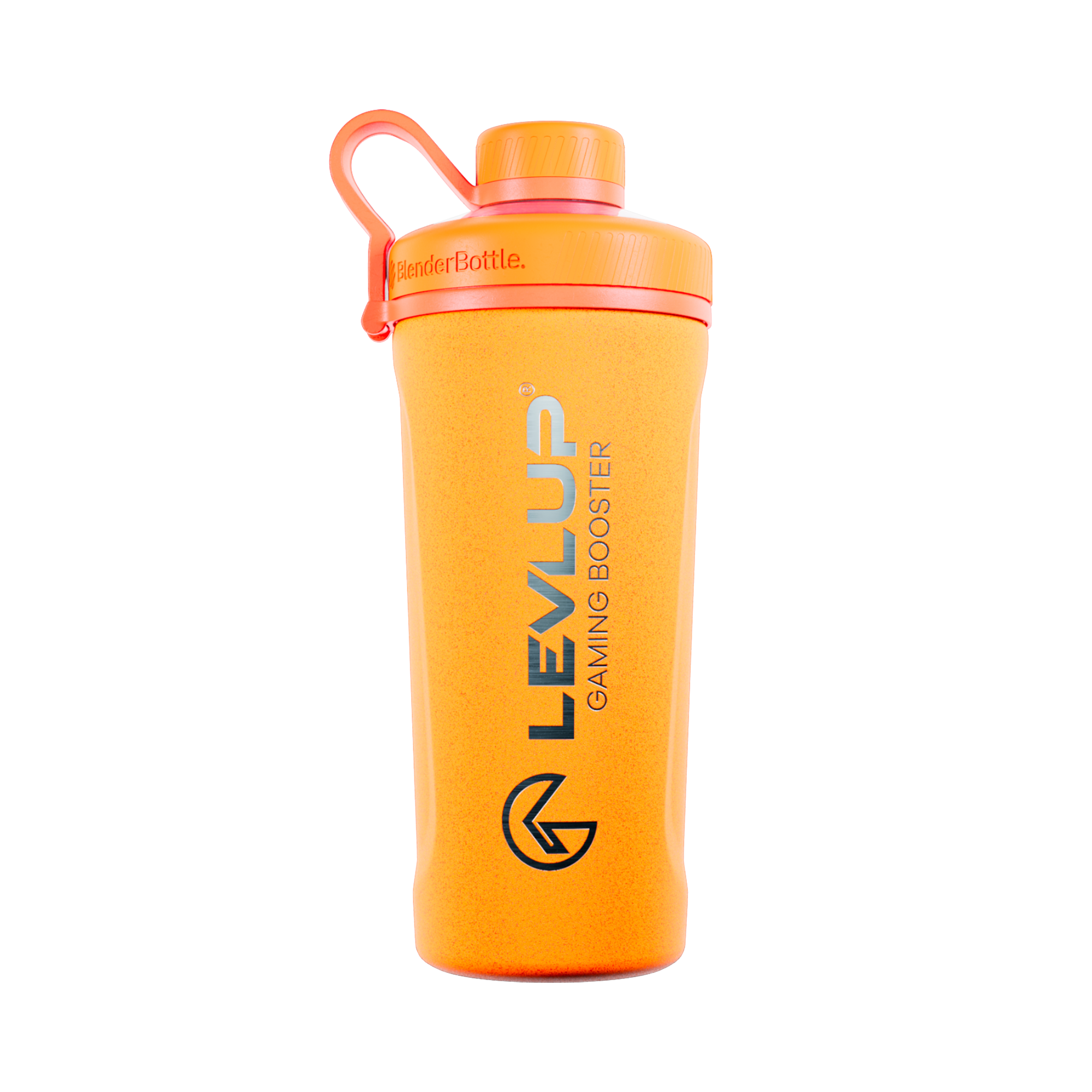 Blender Bottle Ice Tank Orange LevlUp