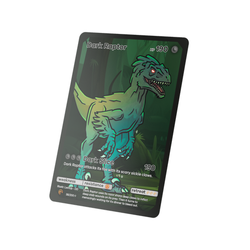 Dark Raptor Card
