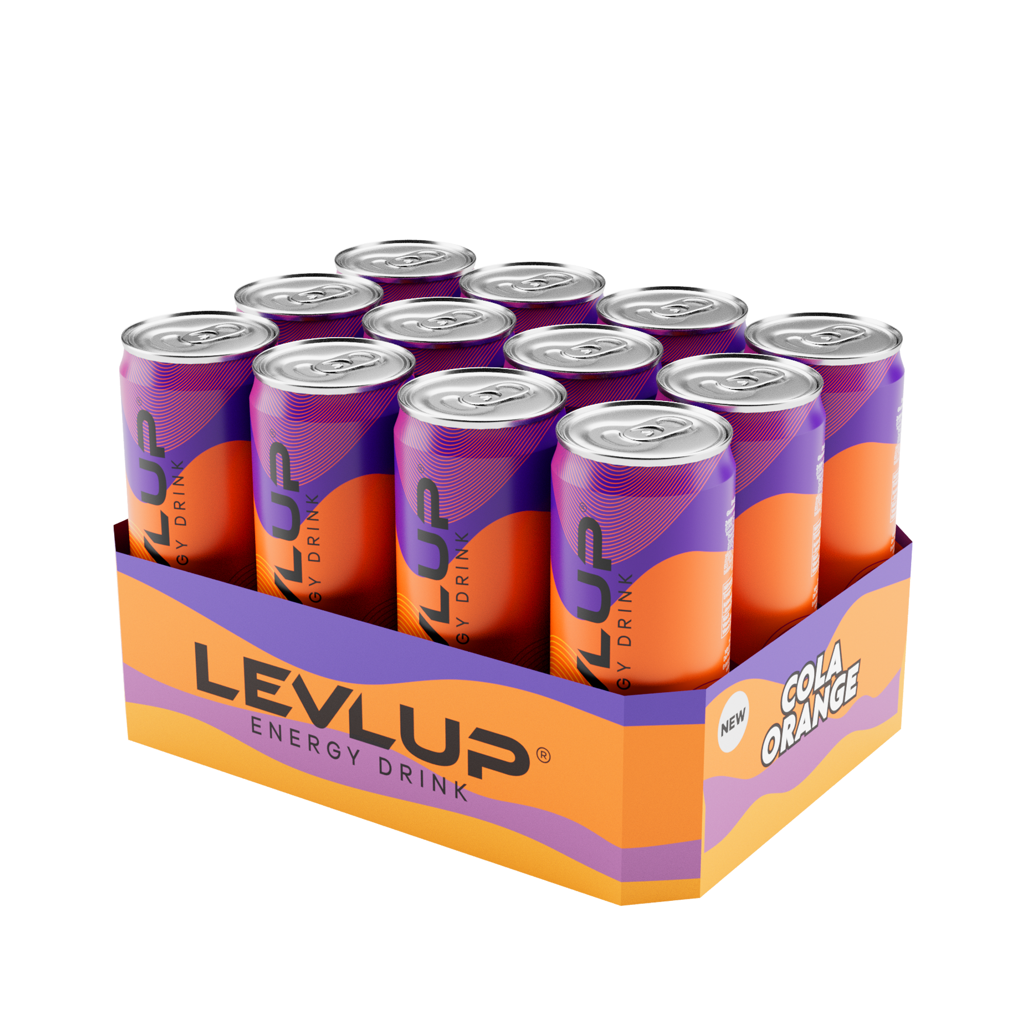 Energy Drink Cola Orange Gaming Drink
