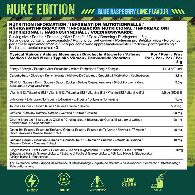 Nuke Edition Nutritional Information 1